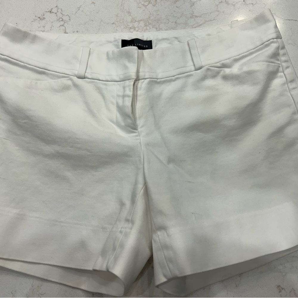 White Limited shorts